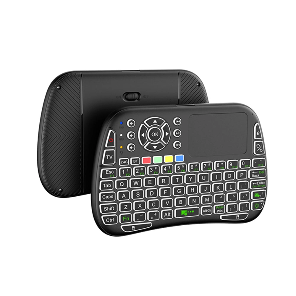 Беспроводная мини клавиатура с тачпадом RGB M9 недорого