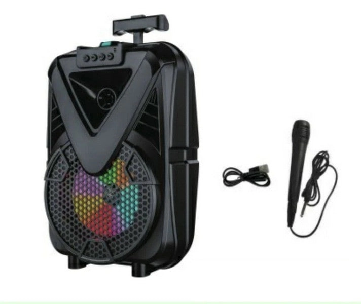Sing-e ZQS8136 qora portativ kolonkasi + mikrofon O'zbekistonda
