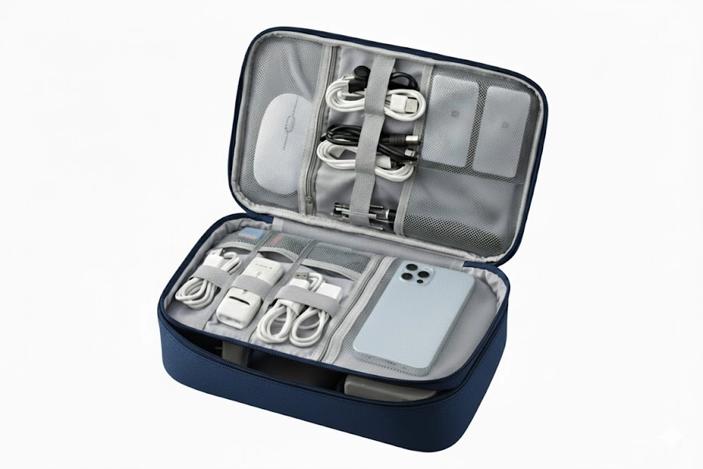 Gadjetlar uchun barchasi birda organayzer sumka, Dark blue sotib olish