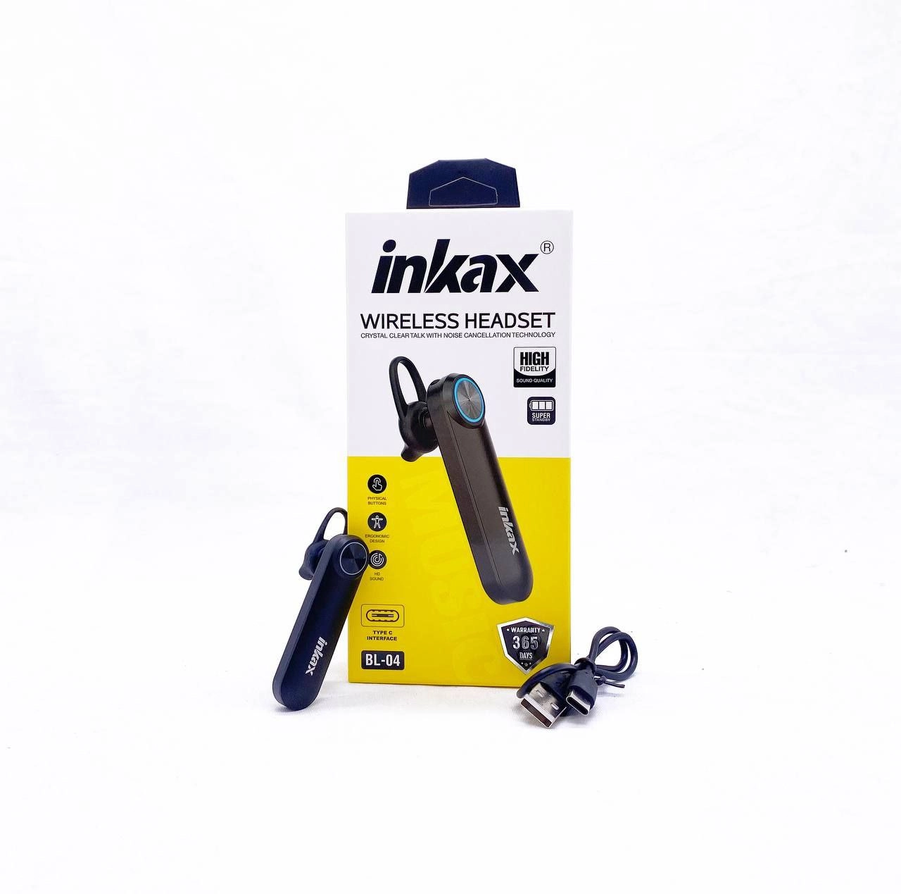 Bluetooth Headset Inkax BL-04 arzon