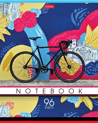 Тетрадь общая  96л. в клетку "I like my bike", Хатбер,  96Т5В1 онлайн