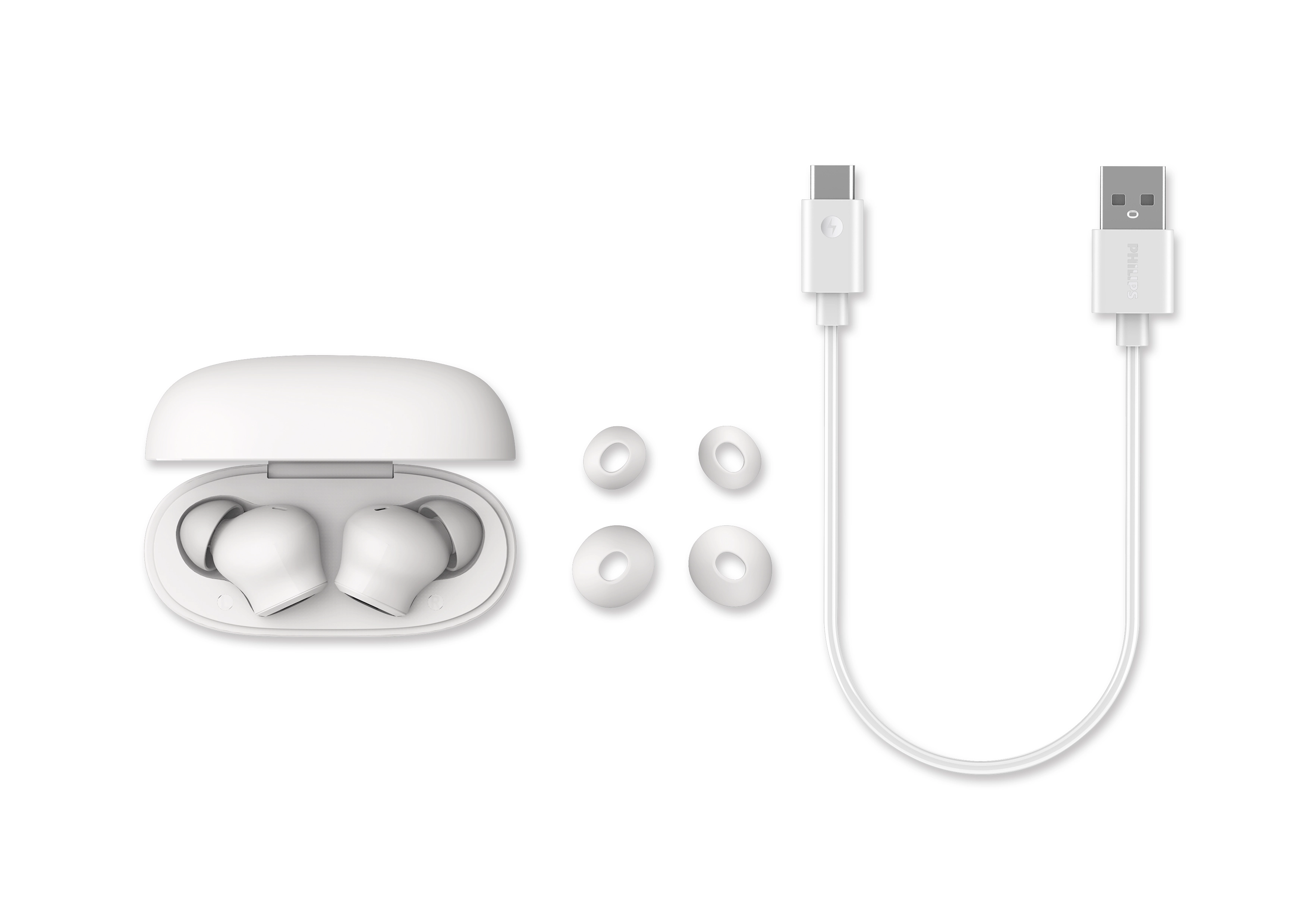 Беспроводные наушники Philips T 1109 WHITE рассрочка