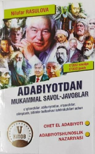 Nilufar Rasulova: Adabiyotdan mukammal savol-javoblar 5-kitob sotib olish