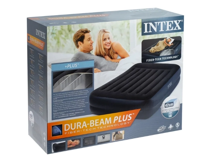 Intex 64124 shishirilgan krovati yetkazib berish