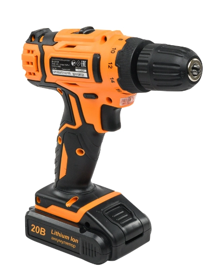 Аккумуляторная дрель-шуруповерт Вихрь ДА-20Л-2КA онлайн