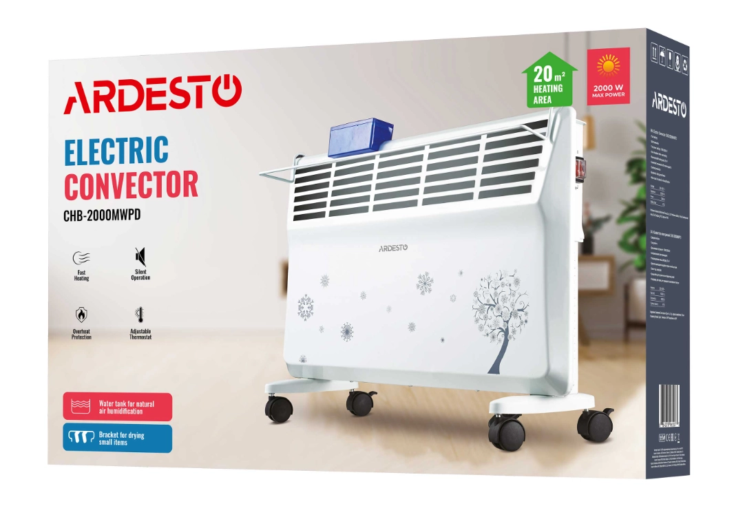 Конвектор электрический ARDESTO CHB-2000MWPD цена
