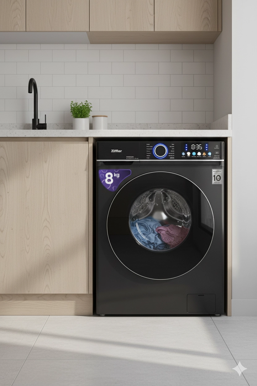 Стиральная машина Ziffler BWME-8J4BB 8 Кг недорого