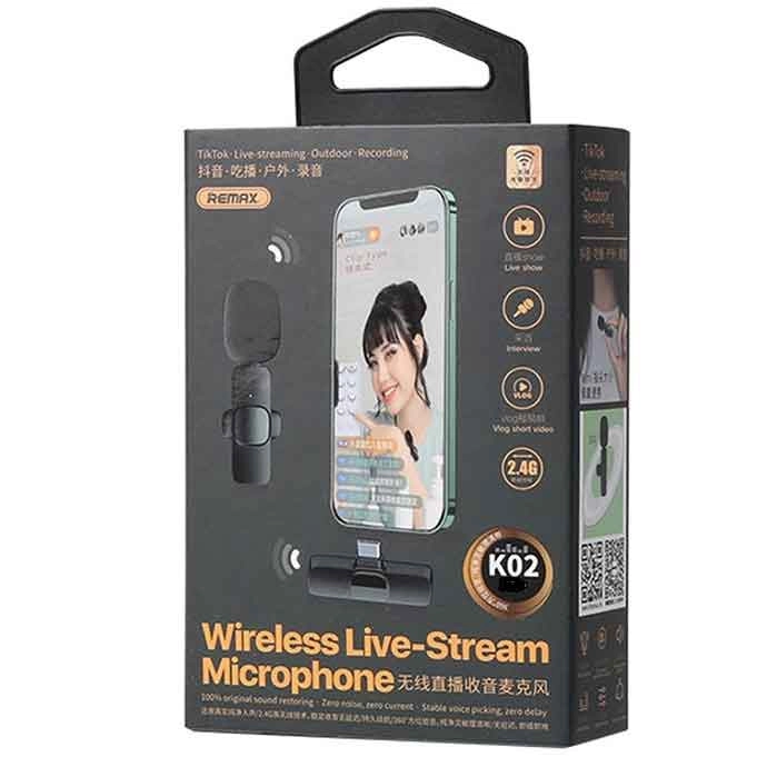 Petlichka Remax K02 simsiz mikrofon arzon