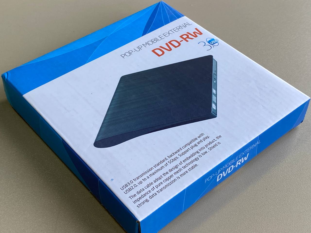 Внешние оптические приводы DVD RW Black в Узбекистане