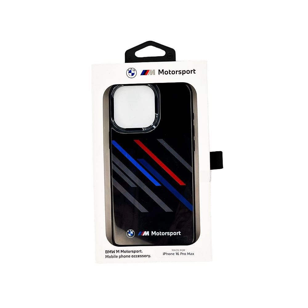 iPhone 16 Pro Max uchun CG MOBILE BMW Motorsport qora g&lsquo;ilofi sotib olish