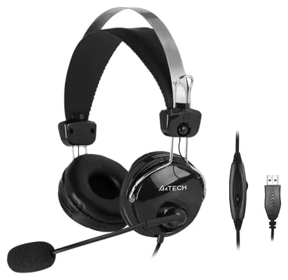 Наушники A4Tech HU-7P черный недорого