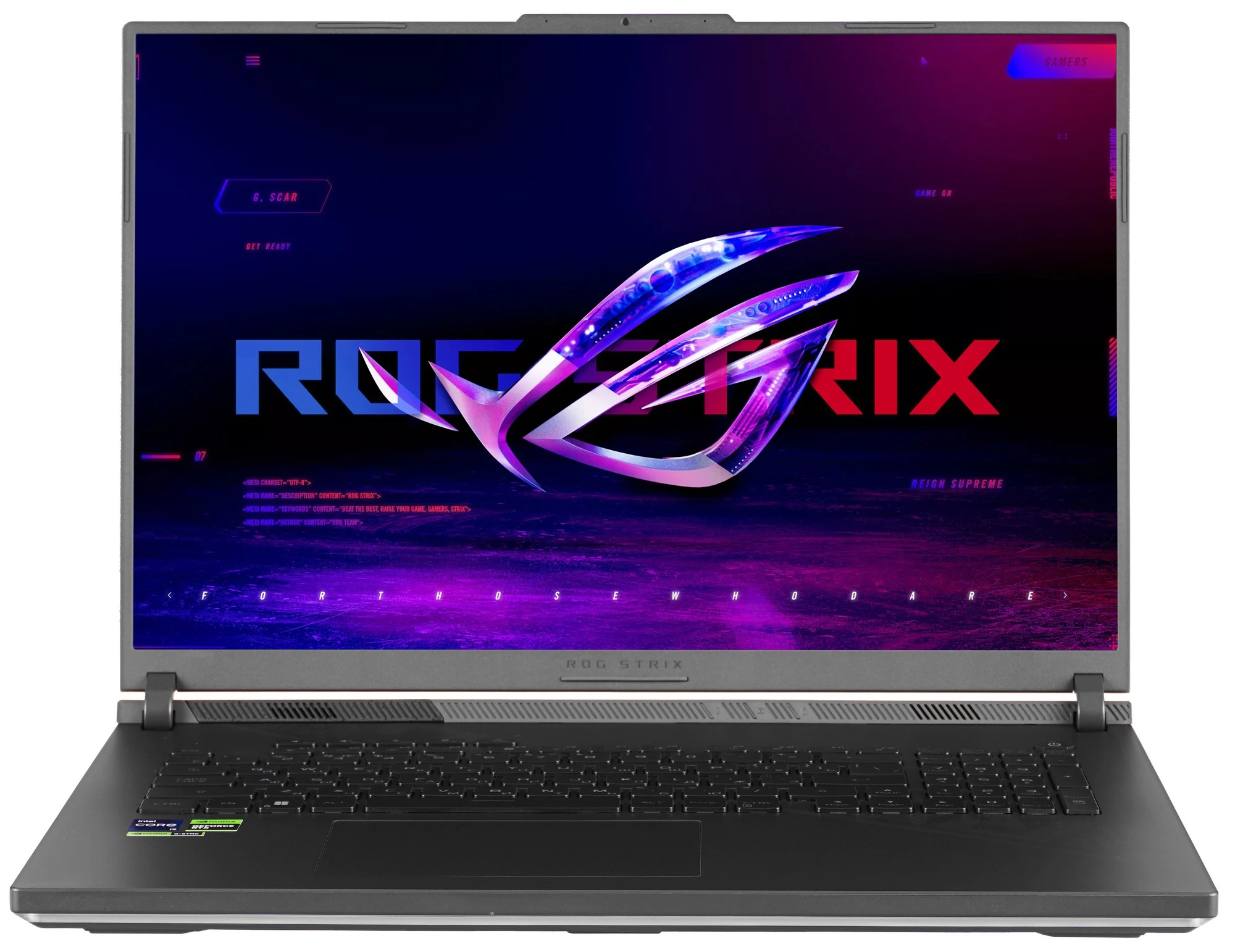 Notebook Asus ROG G814J I9 13980 HX 16GB 512GB RTX4060 8GB 18,0 WQXGA Gray sotib olish