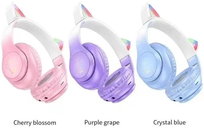 Беспроводные наушники Hoco W42 розовый в Узбекистане