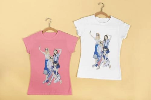 YSK 21111 (Pink, Yellow, Green, White) bolalar futbolkasi arzon