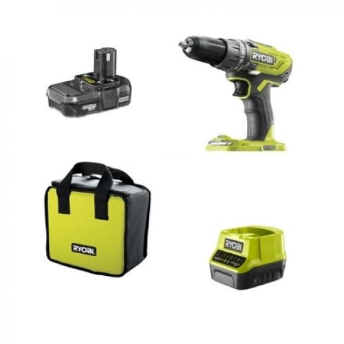 Ryobi R18DD3-113S ONE+ (5133003350) akkumulyatorli drel-shurupoverti - rasm №3 Ryobi R18DD3-113S ONE+ (5133003350) akkumulyatorli drel-shurupoverti arzon