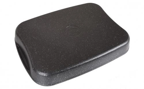 Kukmara Mramor liniyasi 335x220x55 mm (Quyuq mramor) yopishmaydigan qoplamali idishi arzon