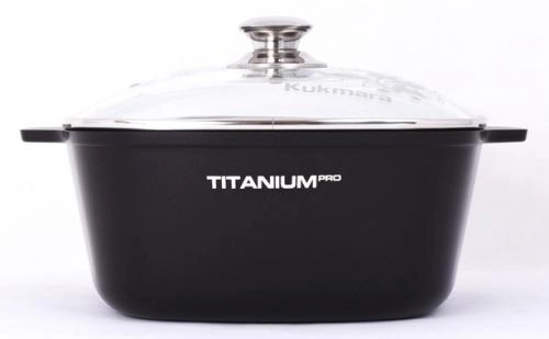 Кастрюля квадратная Kukmara "Titanium Pro" 5.5 л недорого