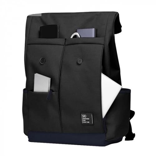 Рюкзак влагозащищенный Xiaomi 90 Points Vibrant College Casual Backpack (Black) недорого