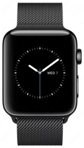 Apple watch 2 44 mm Milanese Black smart-soati arzon
