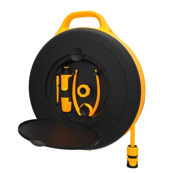 Fiskars 1020436Shlangi Ø3/8" (9 mm) 15 m bo'lgan g'altak va aksessuarlar to'plami O'zbekistonda