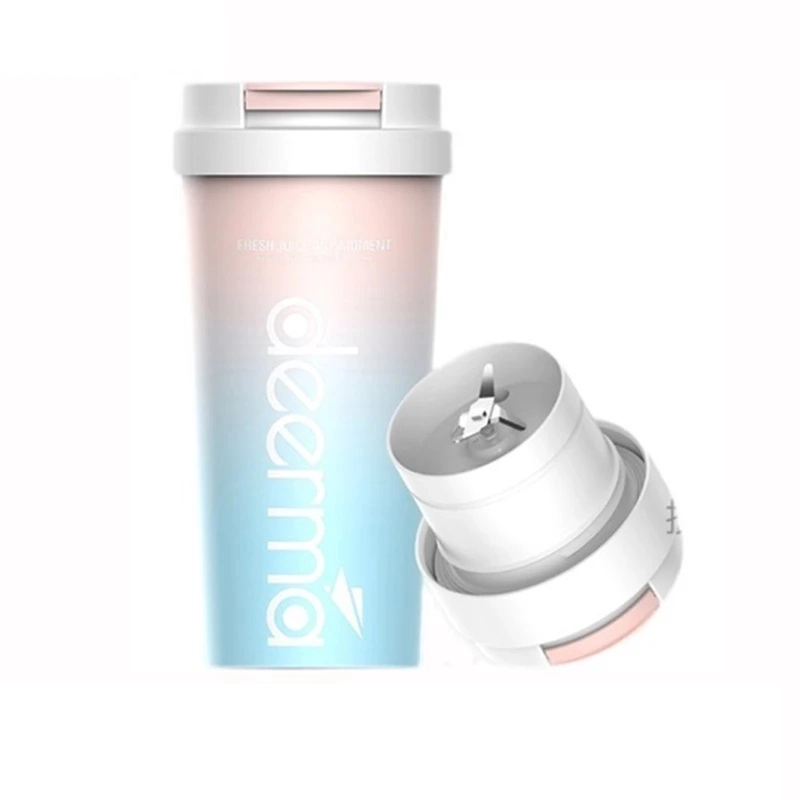 Фитнес-блендер Xiaomi Deerma Insulation Juice Cup Розовый Синий недорого