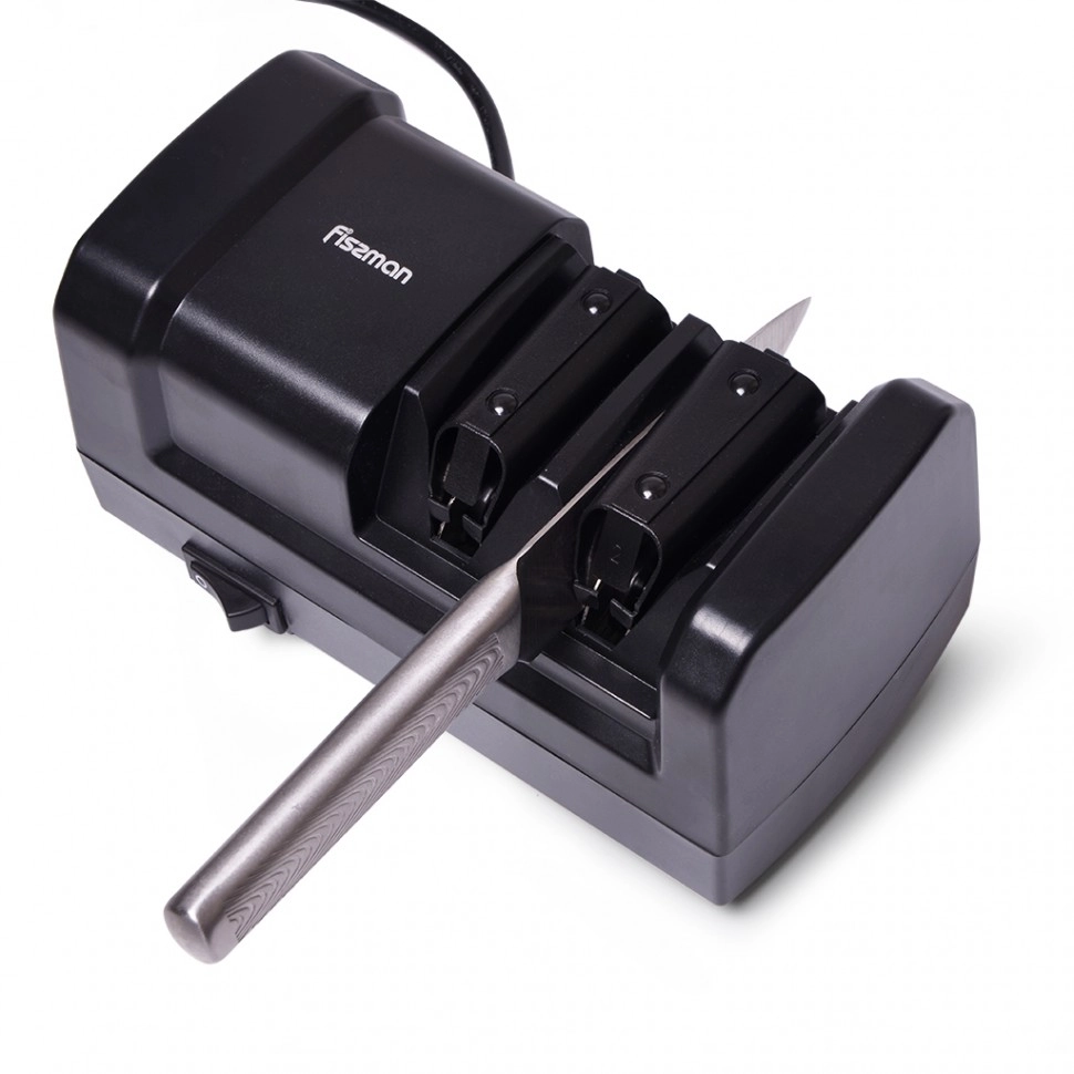 Электрическое точило для ножей FISSMAN 22х11х11см двухшаговой заточки (алмазный камень) недорого