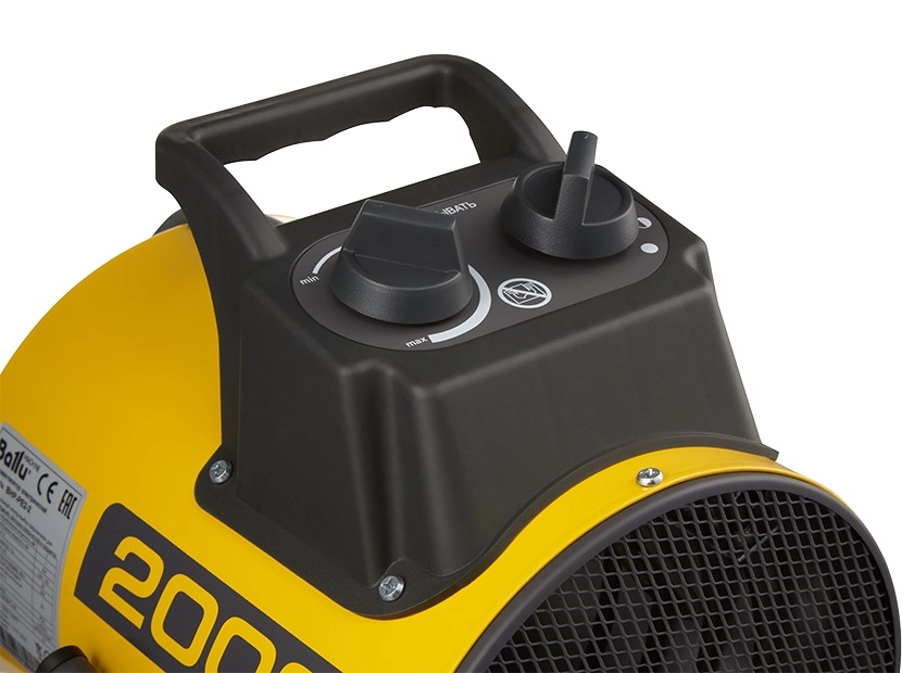 Ballu BHP-PE2-2 (2 kVt) issiqlik pushkasi, yoqilg‘isiz arzon