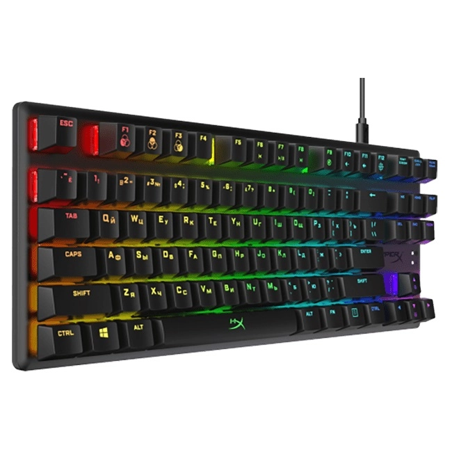 Клавиатура HyperX Alloy Origins Core Keyboard (TKL) HyperX Linear Red Switches - фото №3 Клавиатура HyperX Alloy Origins Core Keyboard (TKL) HyperX Linear Red Switches недорого
