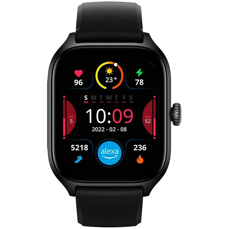 Amazfit GTS 4 Black smart-soati arzon