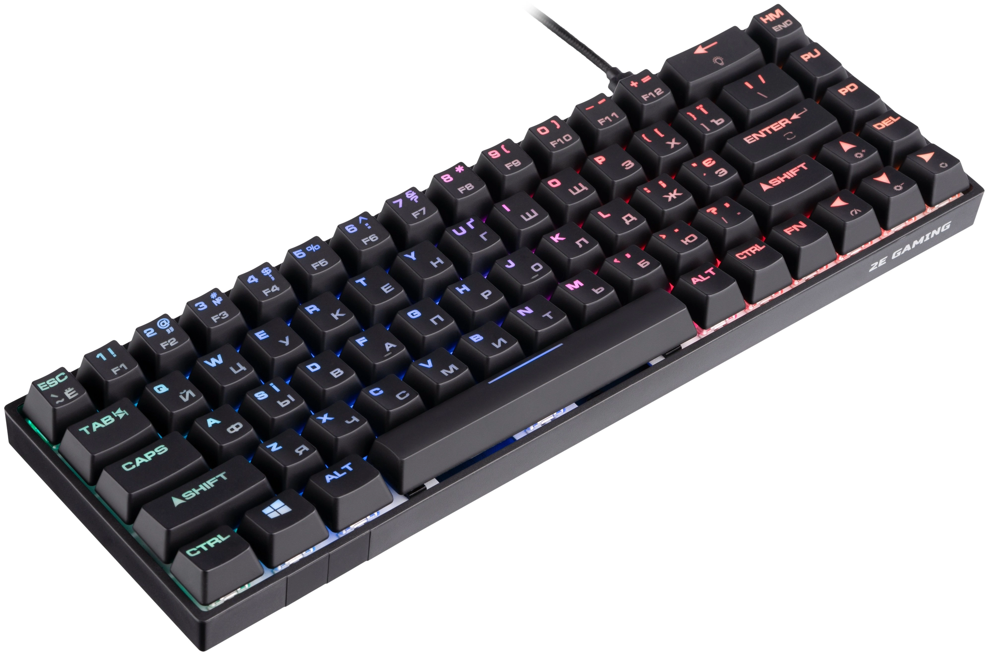 Клавиатура 2E Gaming KG370 RGB Gateron Blue Switch Black недорого