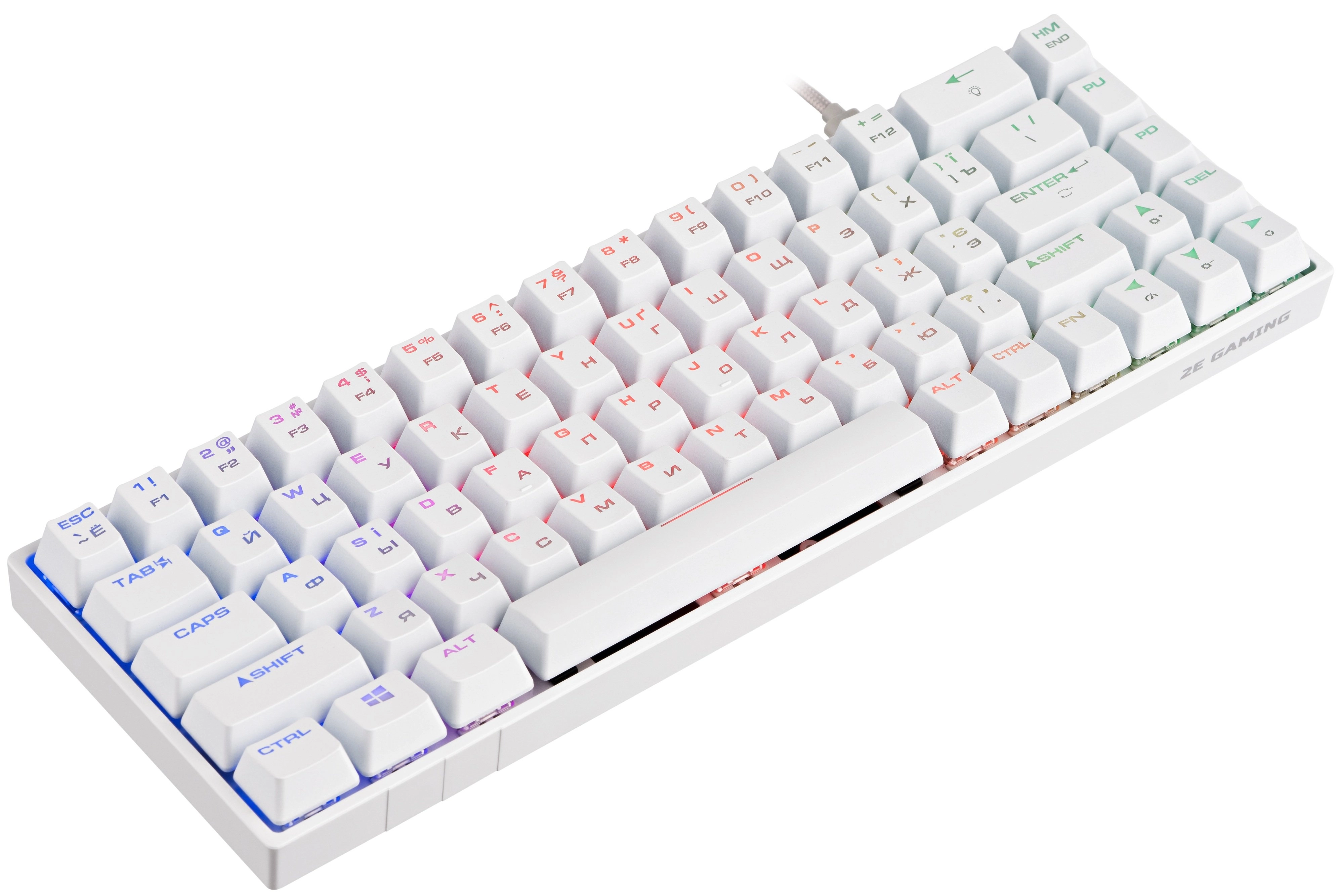 Клавиатура 2E Gaming KG370 RGB Gateron Red Switch White недорого