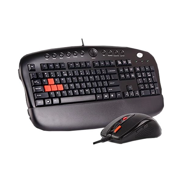 Клавиатура и мышь A4Tech KX-2810BK - фото №3 Клавиатура и мышь A4Tech KX-2810BK недорого