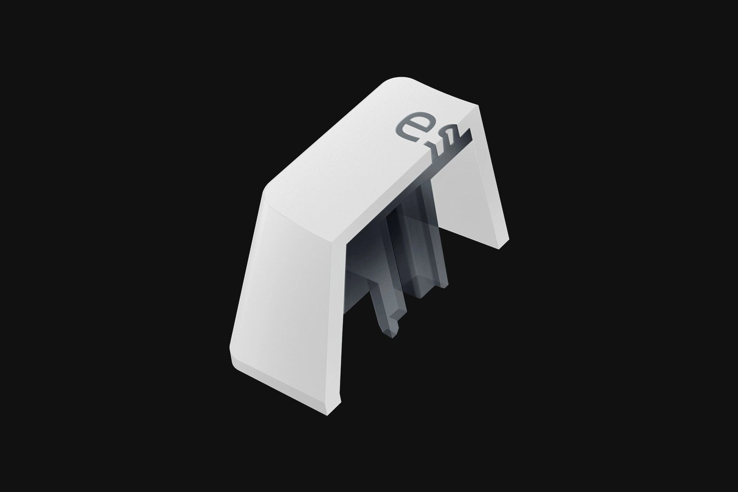 Razer PBT Keycap + Coiled Cable Upgrade Set - Mercury White klaviatura tugmalari to&lsquo;plami arzon