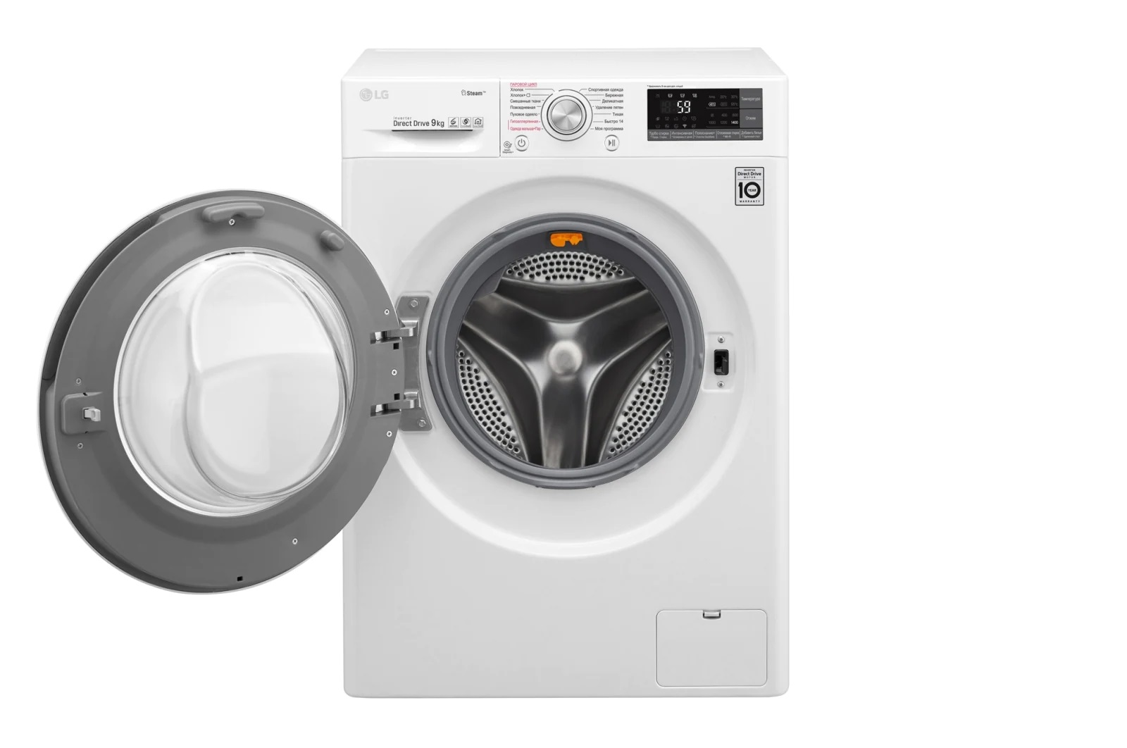 LG 4J7VS2W (Oq) (Turbo wash+SmartDiagnosis+bug‘ berish) 9 Kg kir yuvish mashinasi arzon