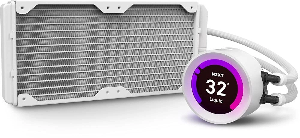 Система жидкостного охлаждения NZXT Kraken Z53 RGB White недорого