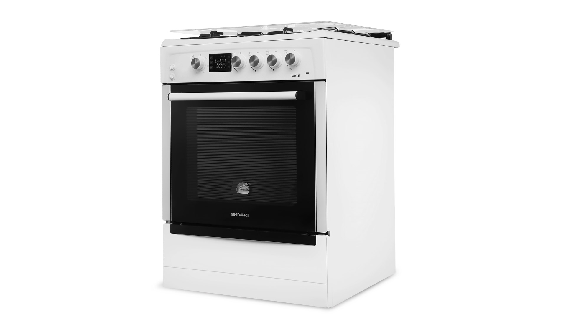 Комбинированная плита Shivaki 6403-E Белая недорого