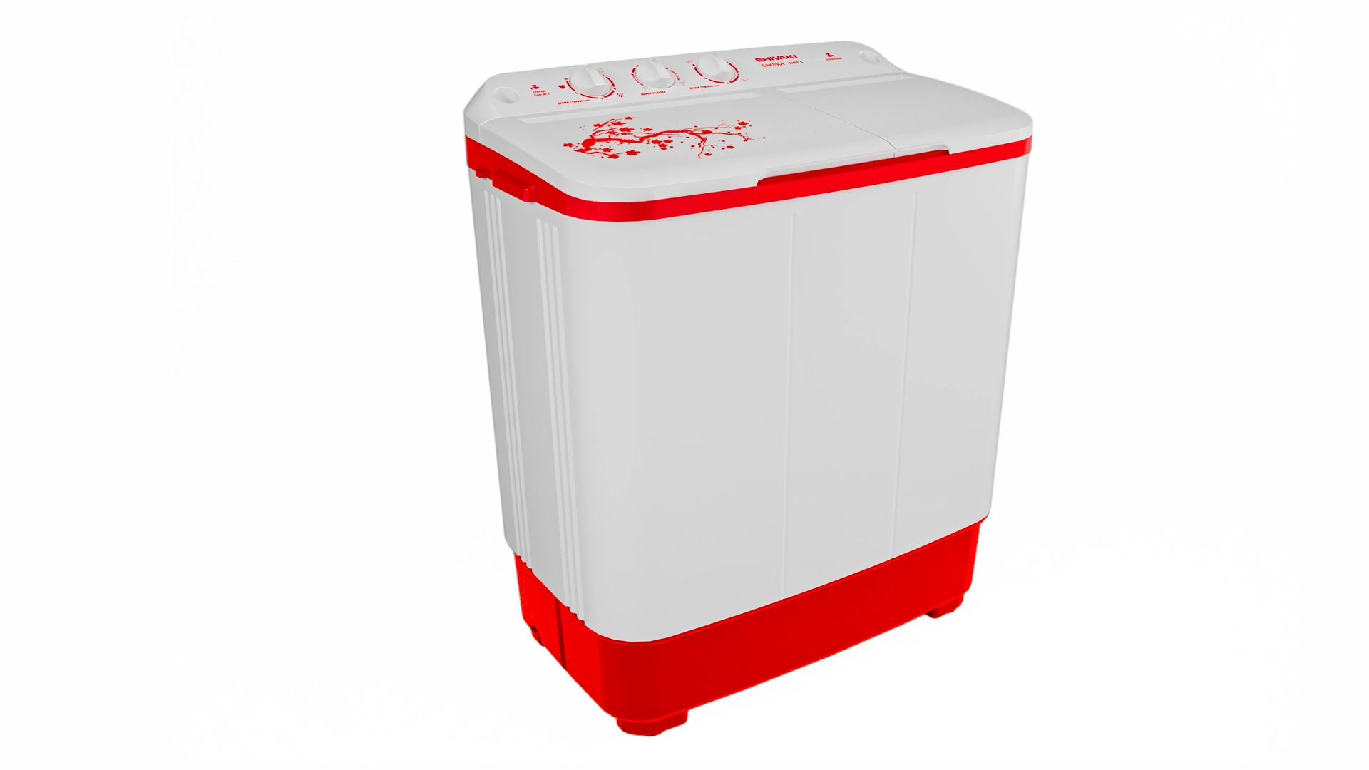 Стиральная машина полуавтомат Shivaki ART TM 65 6 Кг (Красная) недорого