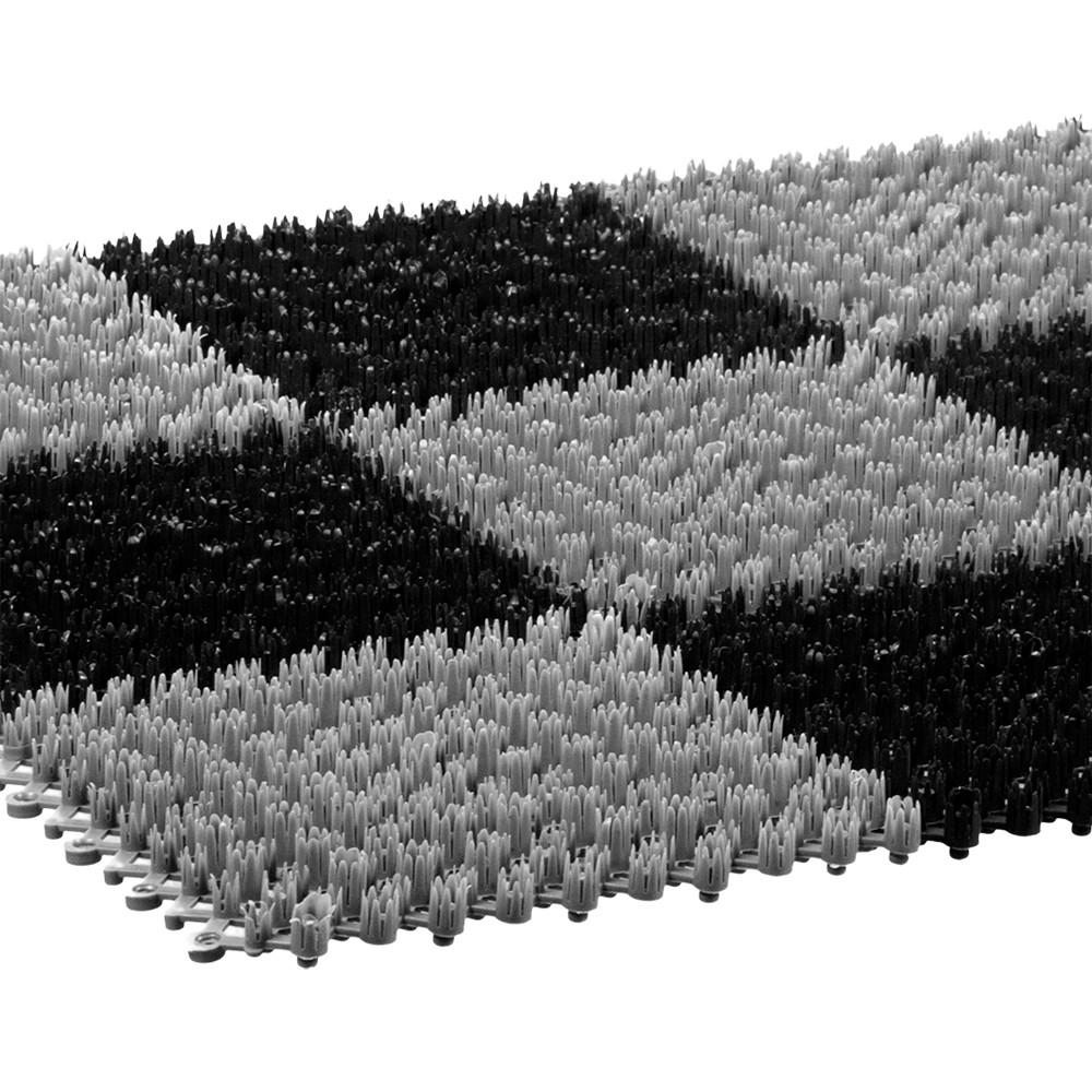 Коврик "ТРАВКА" Vortex без подложки 42*56 см 23005 Черно-серый недорого
