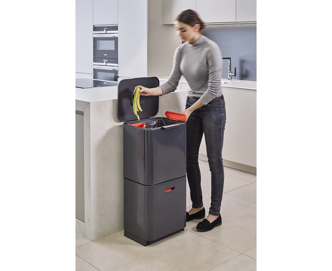 Joseph Joseph Totem Max 60 l 30062 ikki qutili axlat konteyneri arzon