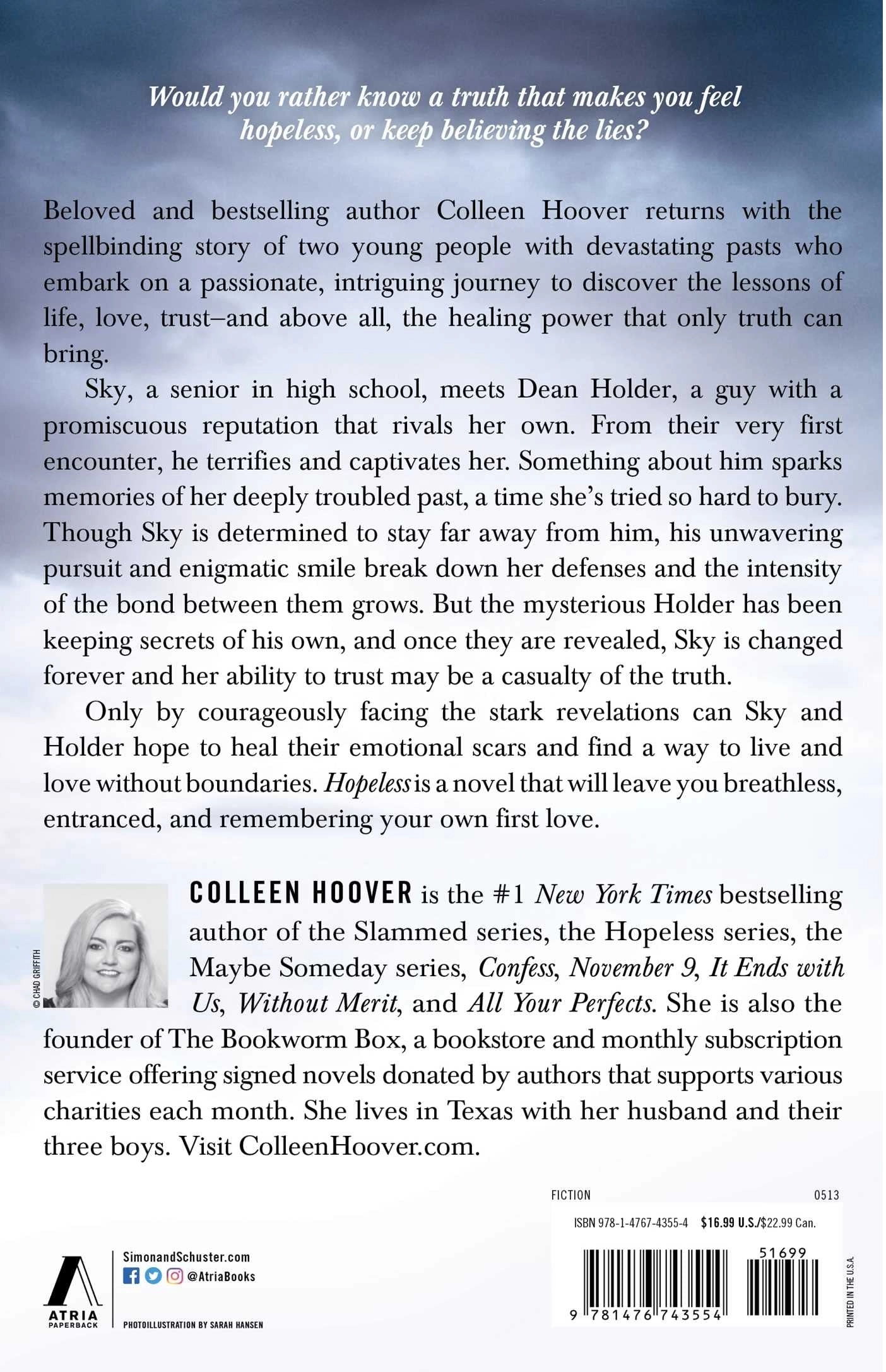 Colleen Hoover: Hopeless недорого