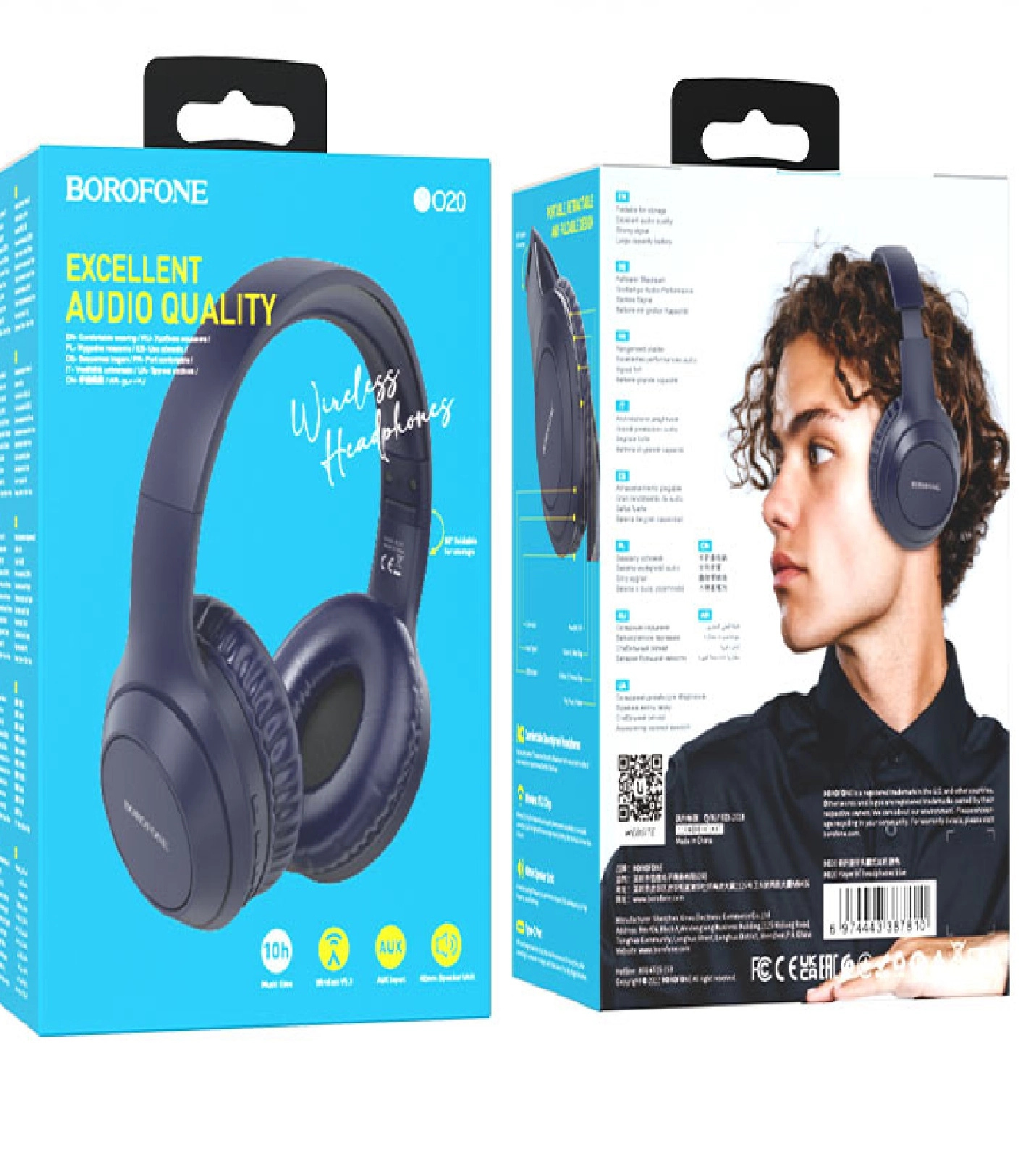 Беспроводные наушники Borofone BO20 Player синий недорого