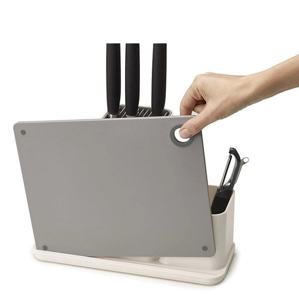 Кухонный органайзер с доской Joseph Joseph белый 85121 недорого