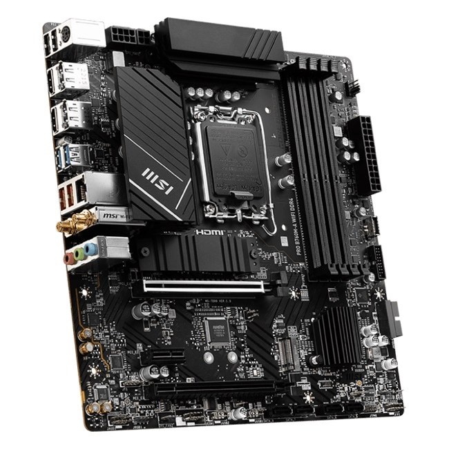 MSI PRO B760M-A WIFI DDR4 asosiy platasi - rasm №3 MSI PRO B760M-A WIFI DDR4 asosiy platasi arzon