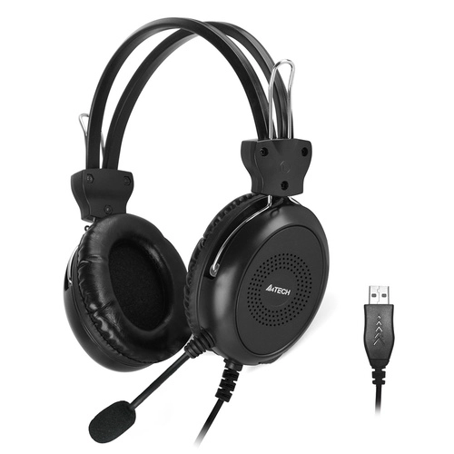 Компьютерная гарнитура A4Tech HU-30 Black недорого
