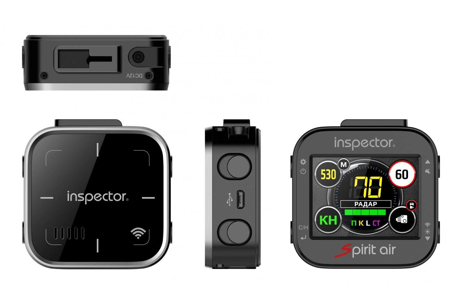 Сигнатурный радар-детектор Inspector Spirit Air с обновлением по Wi-Fi недорого