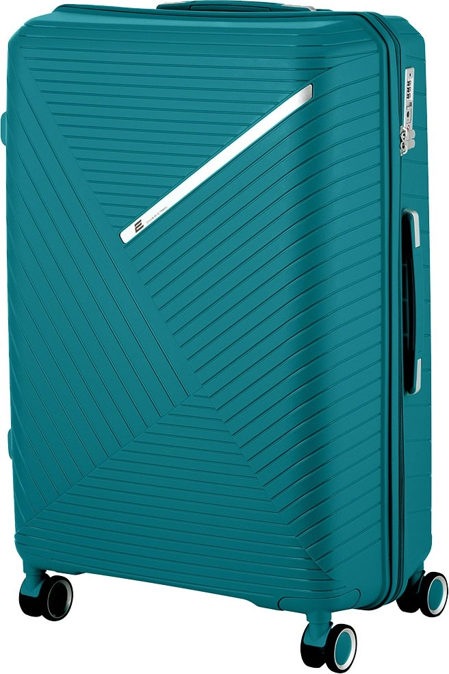 2E SIGMA (L+M+S) Aquamarine plastik chamadonlar to&lsquo;plami arzon
