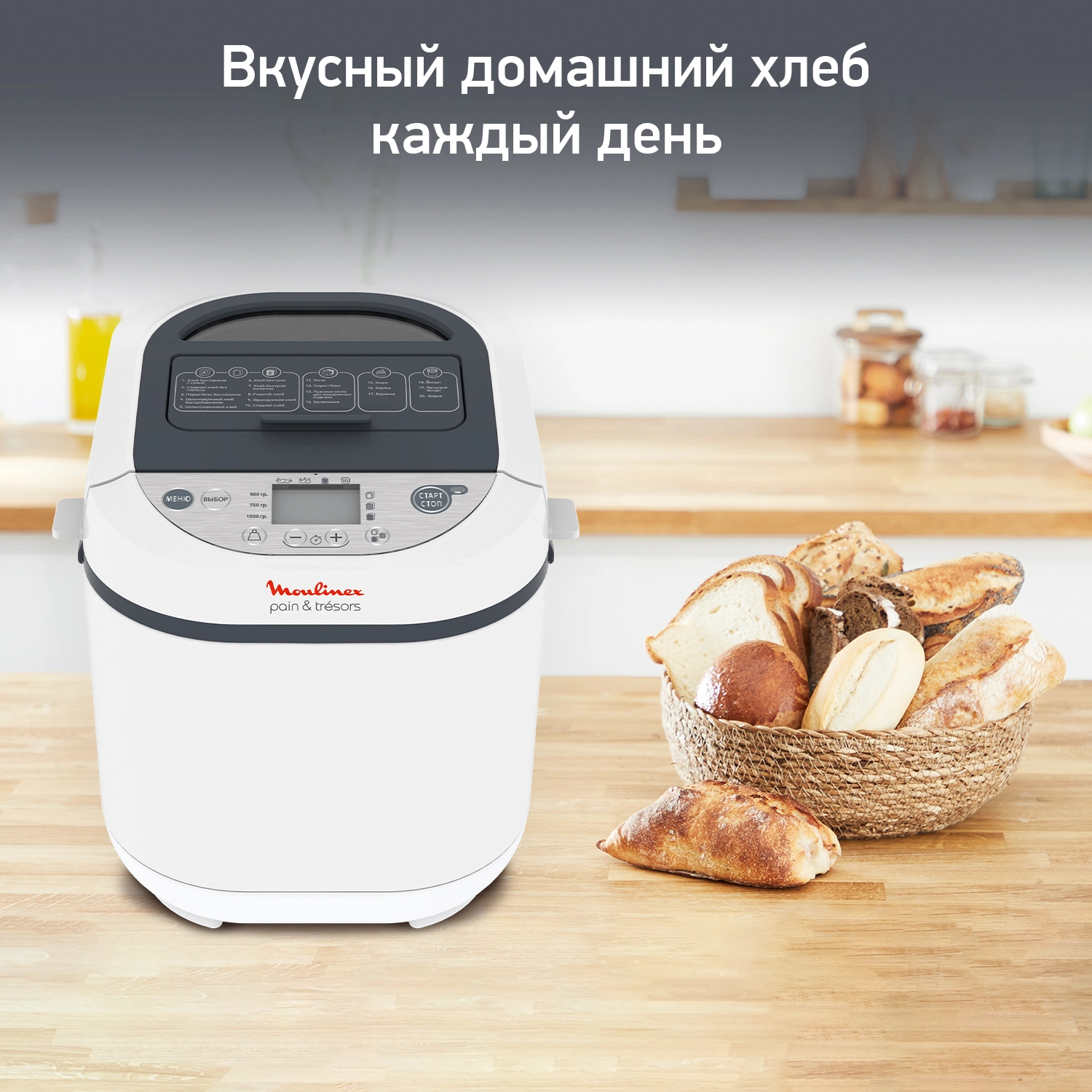 Хлебопечка Moulinex Pain&Tresors OW250132 недорого