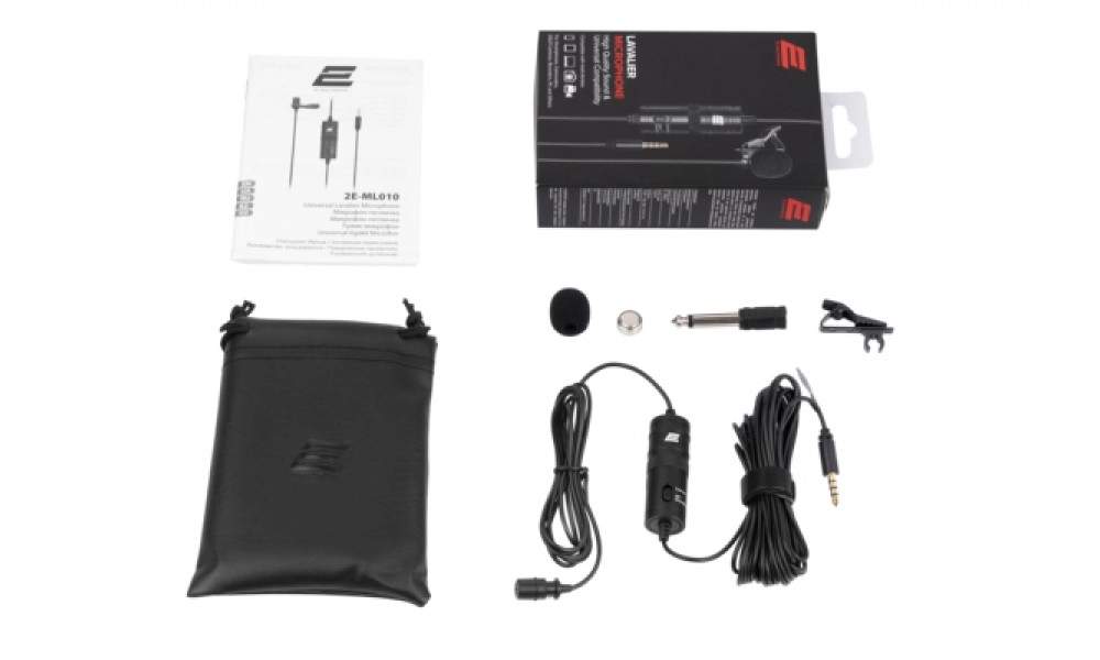 2E Lavalier Microphone 2E ML010 3.5mm mikrofoni sotib olish