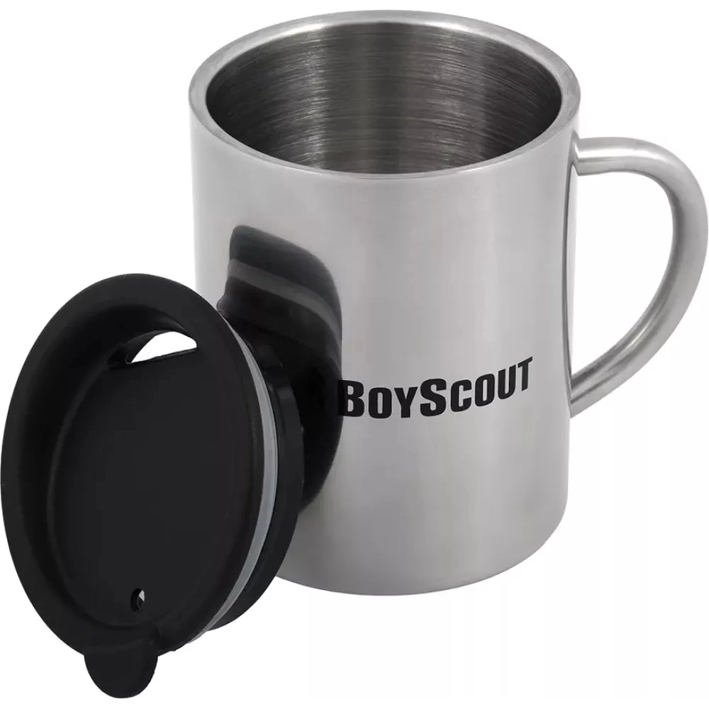 BoyScout zanglamas po‘latdan yasalgan qopqoqli termo-krujkasi, 360 ml arzon