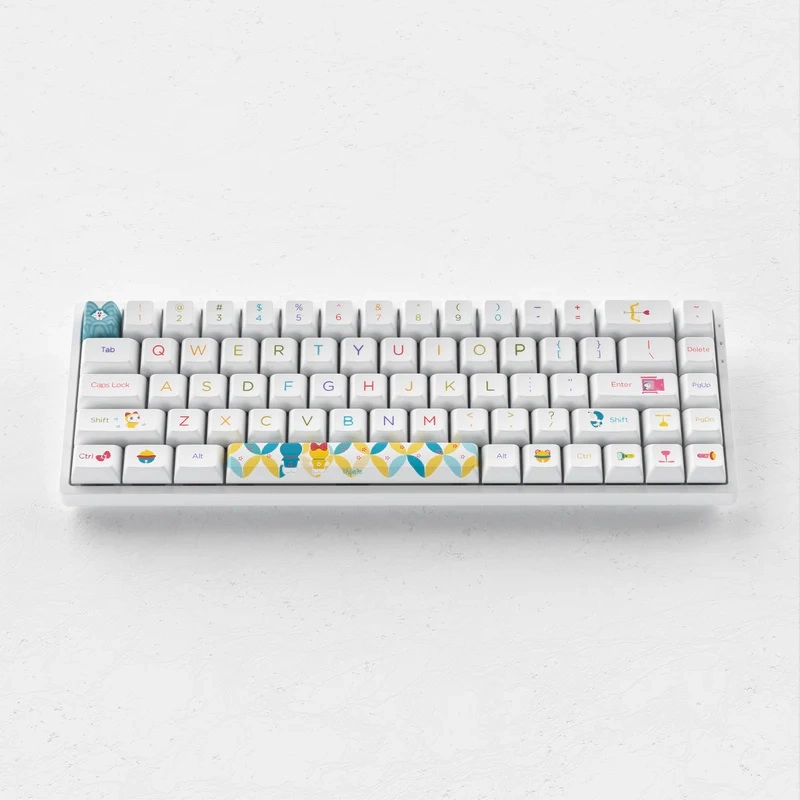 Клавиатура Akko 3068B Doraemon Rainbow CS Jelly Pink RGB недорого